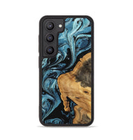 Galaxy S23 Wood Phone Case - Cara (Blue, 746946)