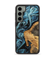 Galaxy S23 Plus Wood Phone Case - Cara (Blue, 746946)