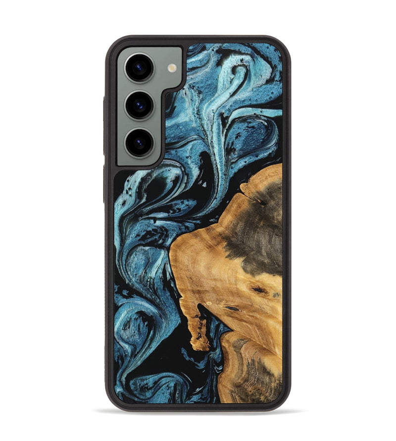 Galaxy S23 Plus Wood Phone Case - Cara (Blue, 746946)