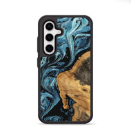 Galaxy S25 Wood Phone Case - Cara (Blue, 746946)