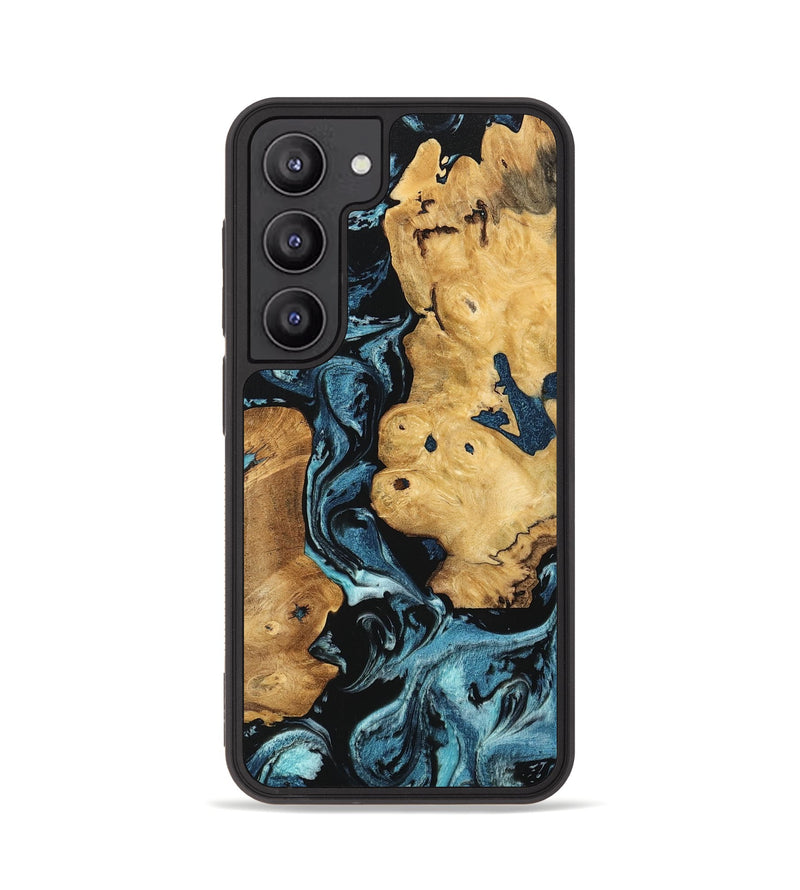 Galaxy S23 Wood Phone Case - Lyndon (Blue, 746947)