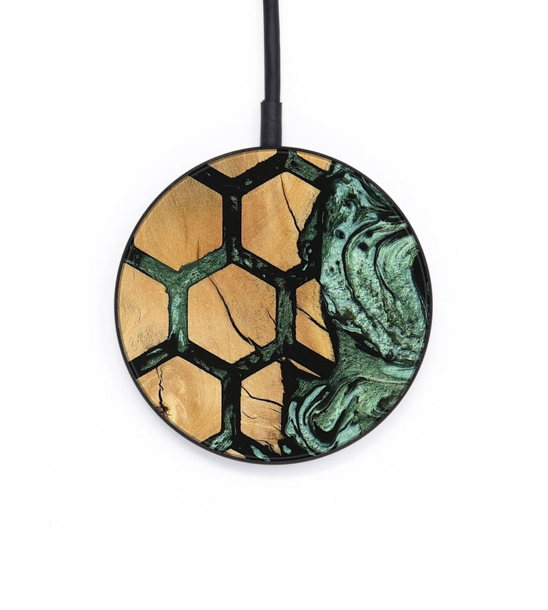 Circle Wood Wireless Charger - Kaitlyn (Pattern, 746955)