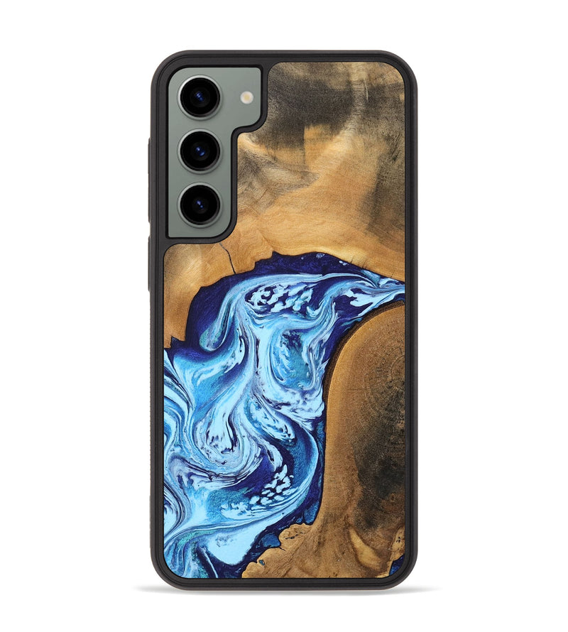 Galaxy S23 Plus Wood Phone Case - Al (Blue, 746957)