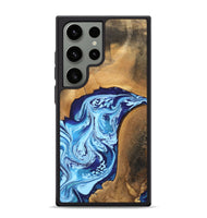 Galaxy S24 Ultra Wood Phone Case - Al (Blue, 746957)