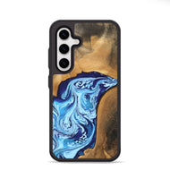 Galaxy S25 Wood Phone Case - Al (Blue, 746957)