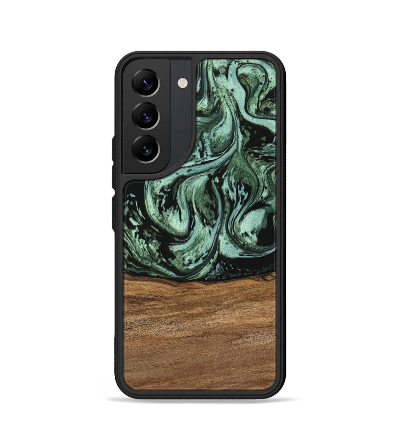 Galaxy S22 Wood Phone Case - Hester (Green, 746959)