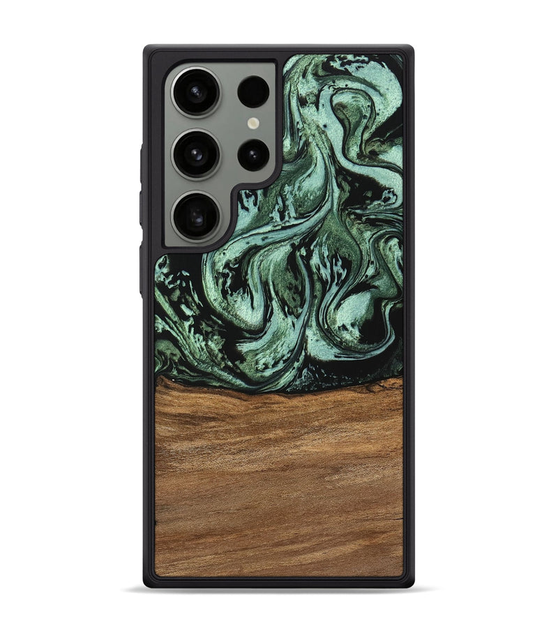 Galaxy S24 Ultra Wood Phone Case - Hester (Green, 746959)