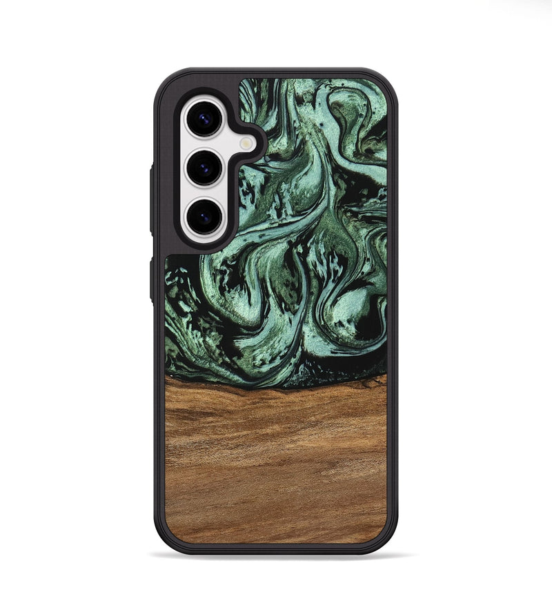 Galaxy S25 Wood Phone Case - Hester (Green, 746959)