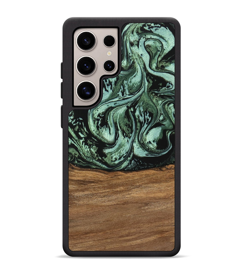 Galaxy S25 Ultra Wood Phone Case - Hester (Green, 746959)