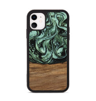 iPhone 11 Wood Phone Case - Hester (Green, 746959)