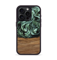 iPhone 15 Pro Wood Phone Case - Hester (Green, 746959)