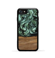 iPhone SE Wood Phone Case - Hester (Green, 746959)