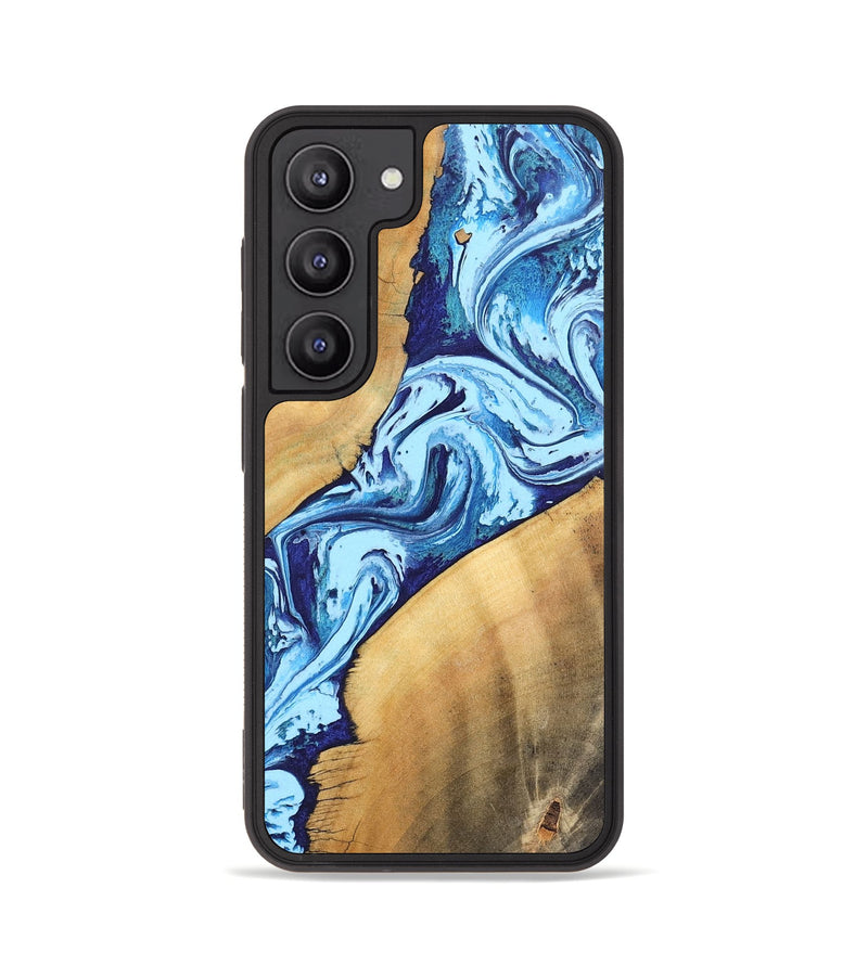 Galaxy S23 Wood Phone Case - Tory (Blue, 746961)