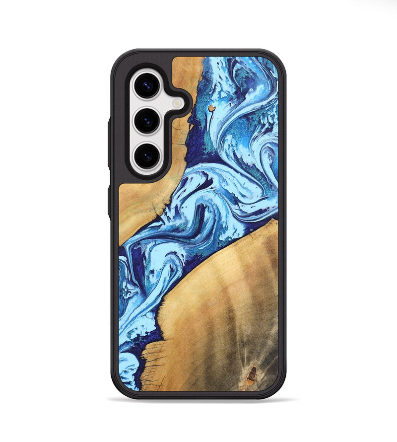 Galaxy S25 Plus Wood Phone Case - Tory (Blue, 746961)