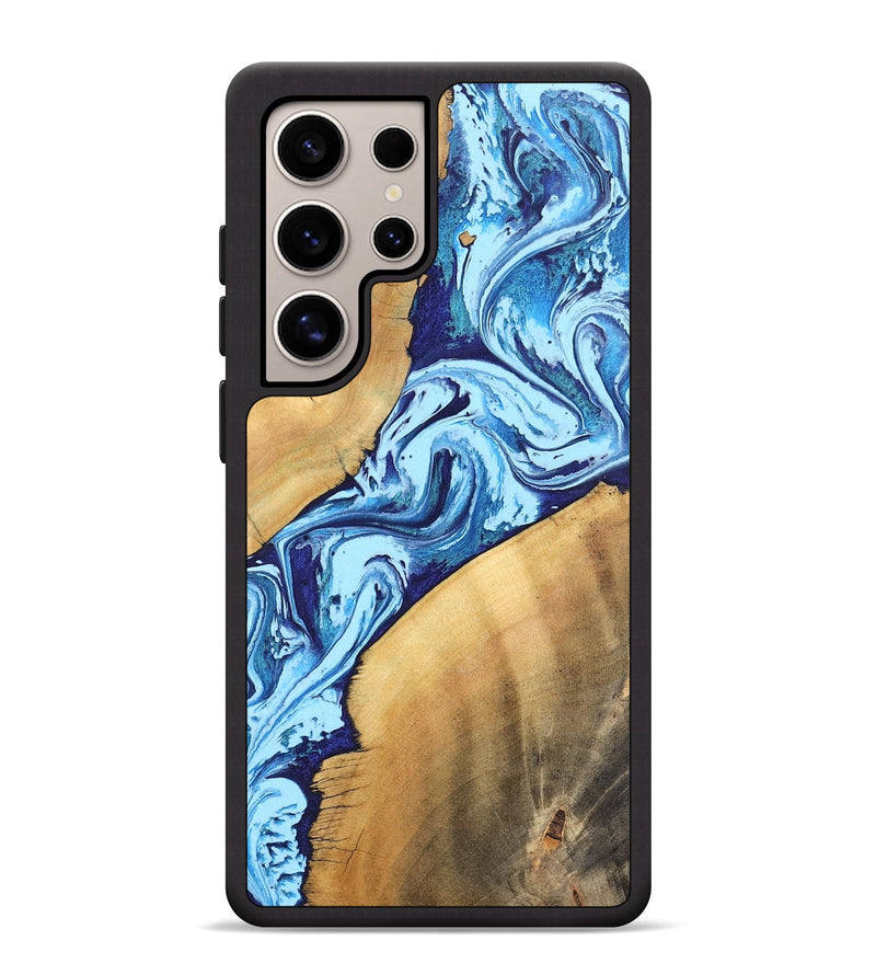 Galaxy S25 Ultra Wood Phone Case - Tory (Blue, 746961)