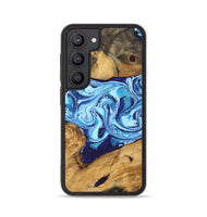 Galaxy S23 Wood Phone Case - Janiah (Blue, 746963)