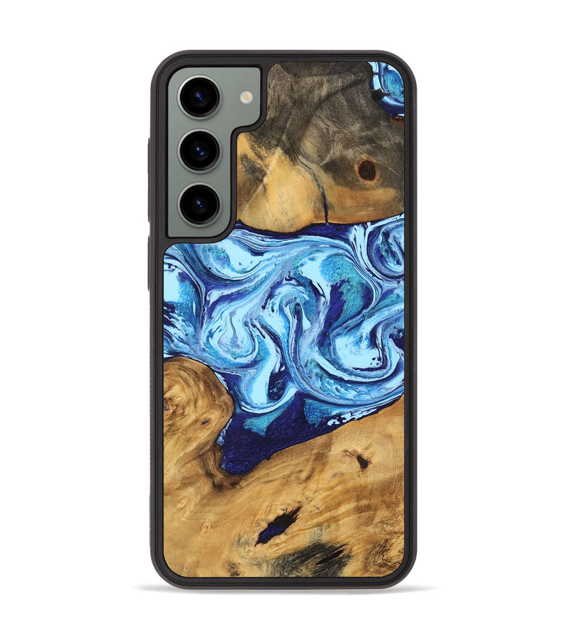 Galaxy S23 Plus Wood Phone Case - Janiah (Blue, 746963)