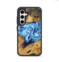 Galaxy S25 Wood Phone Case - Janiah (Blue, 746963)