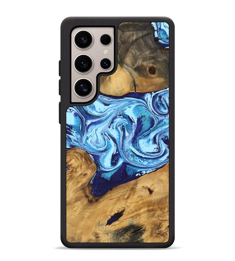 Galaxy S25 Ultra Wood Phone Case - Janiah (Blue, 746963)