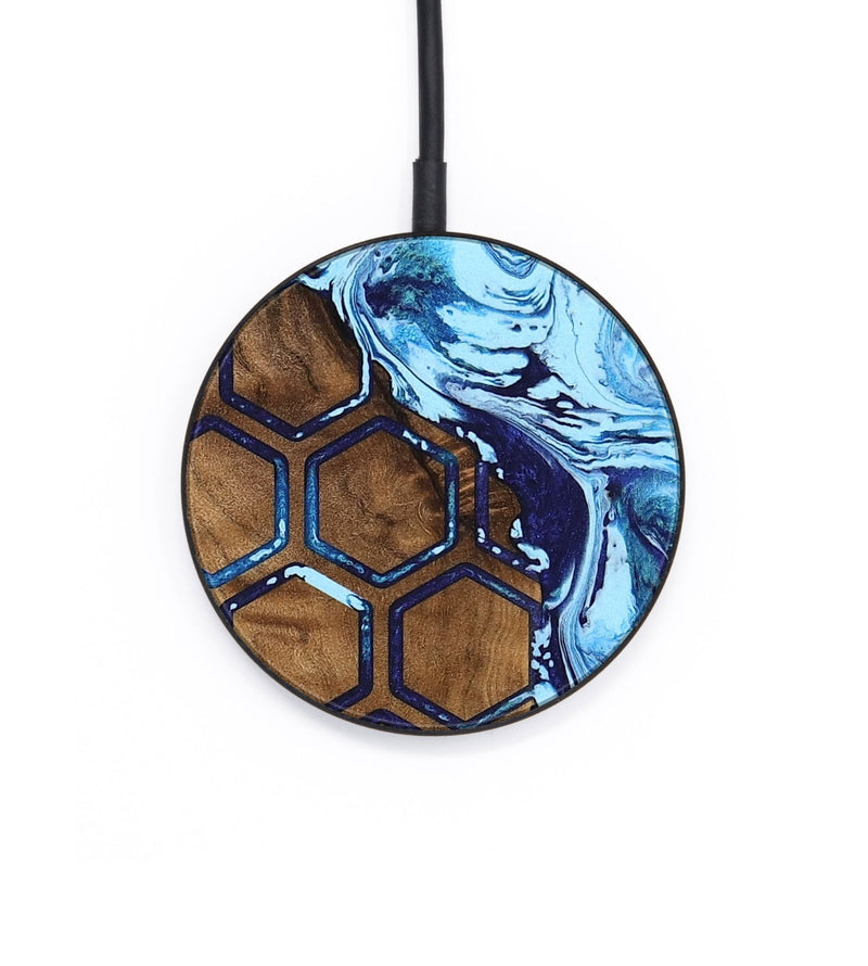 Circle Wood Wireless Charger - Tamie (Pattern, 746965)