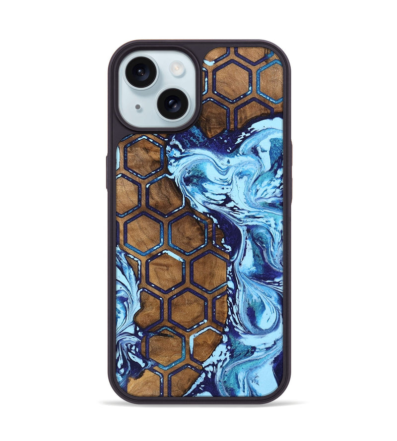 iPhone 15 Wood Phone Case - Tamie (Pattern, 746965)