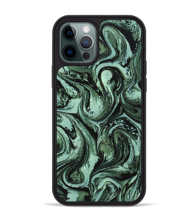 iPhone 12 Pro Max ResinArt Phone Case - Dawn (Green, 746966)