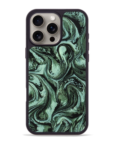 iPhone 16 Pro Max ResinArt Phone Case - Dawn (Green, 746966)