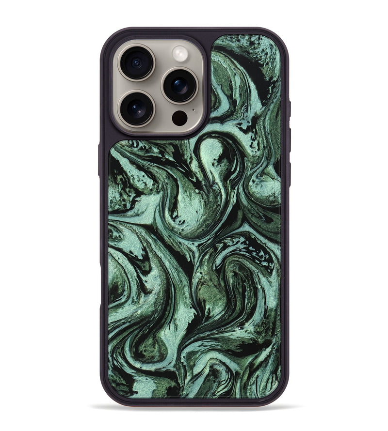 iPhone 16 Pro Max ResinArt Phone Case - Dawn (Green, 746966)