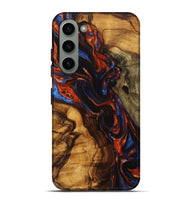 Galaxy S23 Plus Wood Live Edge Phone Case - Zaria (Red, 746968)