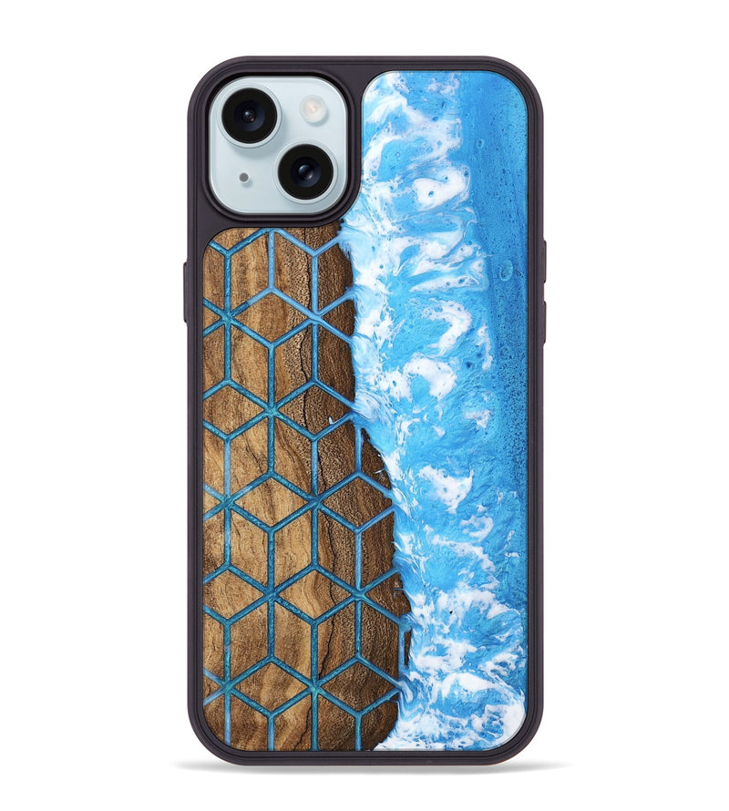 iPhone 15 Plus Wood Phone Case - Zada (Fusion, 746974)