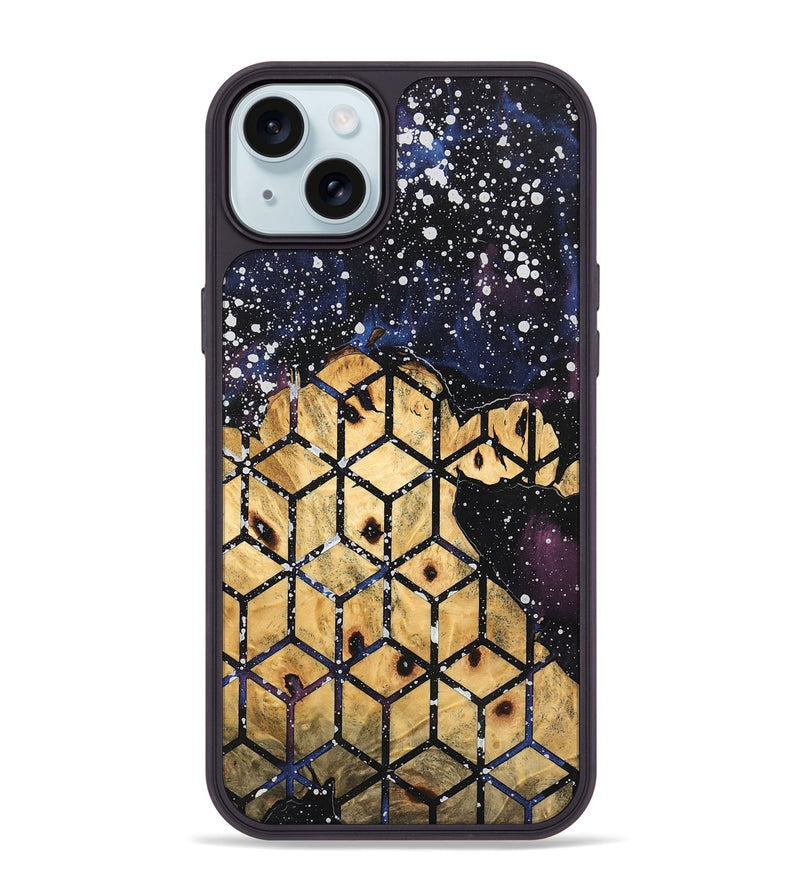 iPhone 15 Plus Wood Phone Case - Kerrie (Cosmos, 746988)