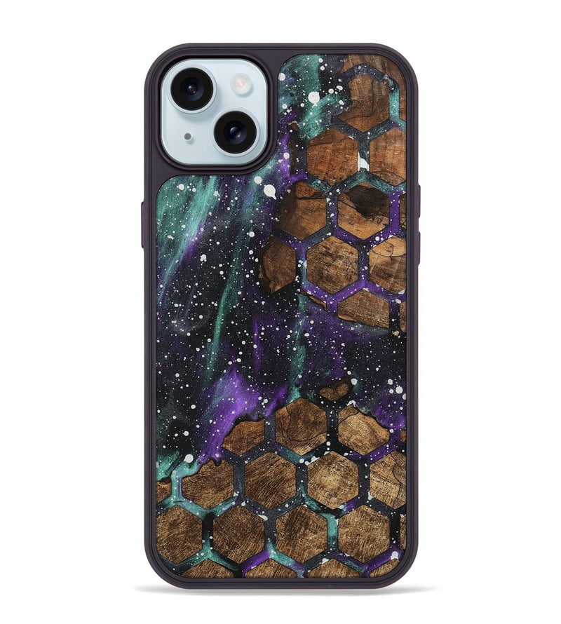 iPhone 15 Plus Wood Phone Case - Vena (Fusion, 747028)