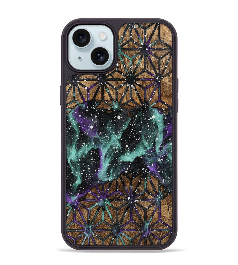 iPhone 15 Plus Wood Phone Case - Janette (Fusion, 747029)