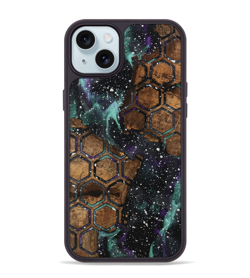 iPhone 15 Plus Wood Phone Case - Chelsi (Fusion, 747082)