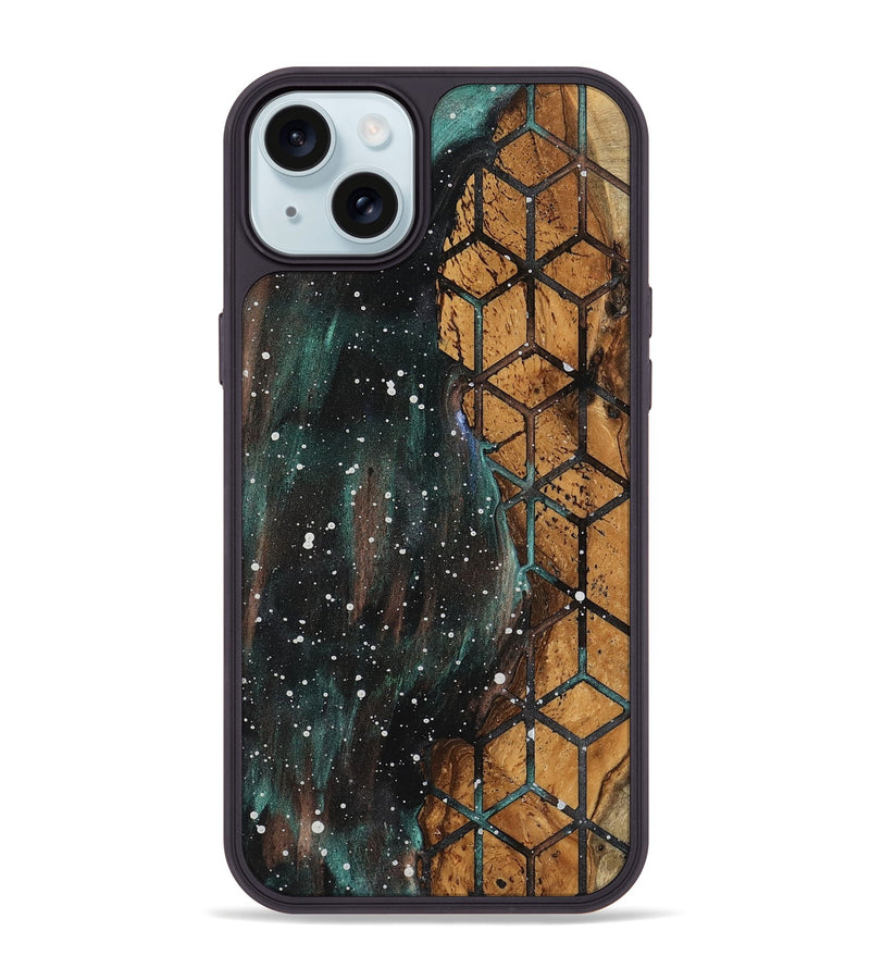 iPhone 15 Plus Wood Phone Case - Demi (Fusion, 747087)