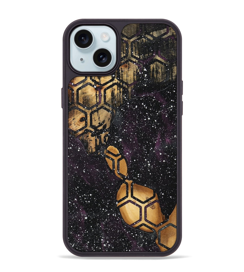 iPhone 15 Plus Wood Phone Case - Florene (Fusion, 747130)