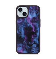 iPhone 15 ResinArt Phone Case - Annabel (Purple, 747157)