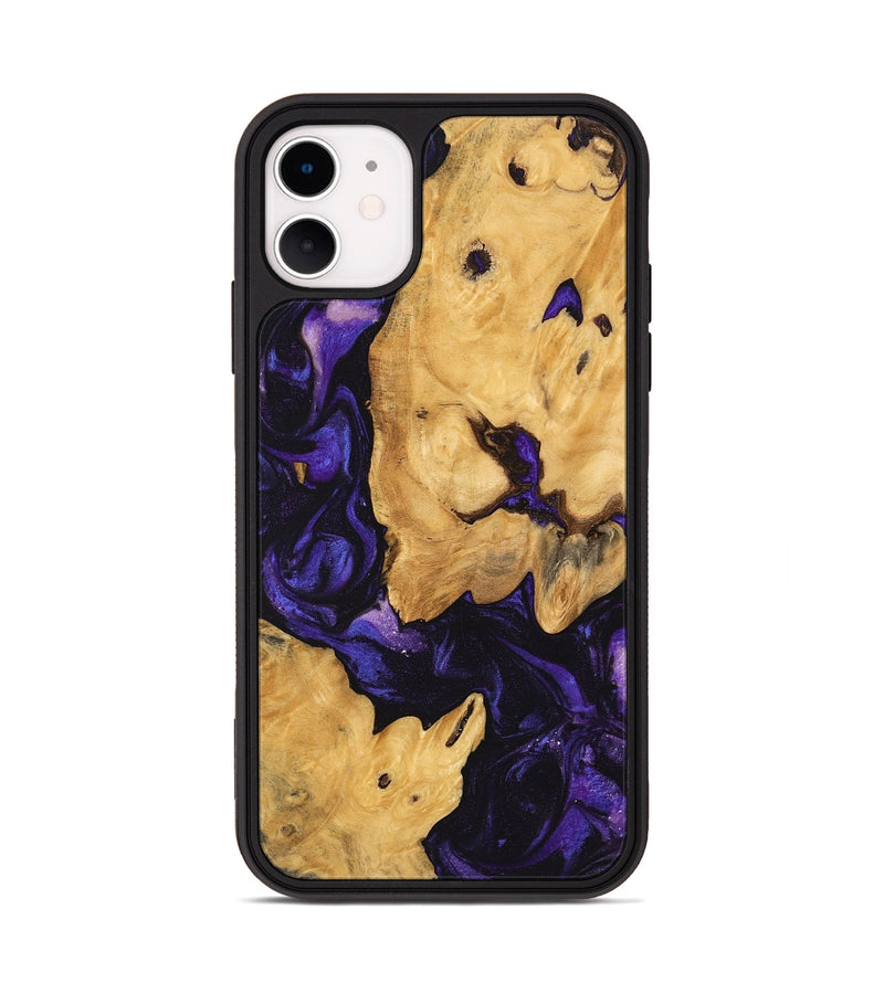 iPhone 11 Wood Phone Case - Ayana (Purple, 747177)