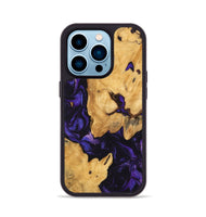 iPhone 14 Pro Wood Phone Case - Ayana (Purple, 747177)