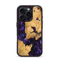 iPhone 16 Pro Wood Phone Case - Ayana (Purple, 747177)