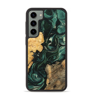 Galaxy S23 Plus Wood Phone Case - Mario (Green, 747178)