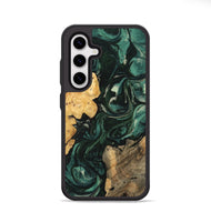 Galaxy S25 Wood Phone Case - Mario (Green, 747178)