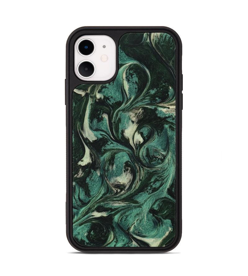 iPhone 11 ResinArt Phone Case - Bethzy (Green, 747180)