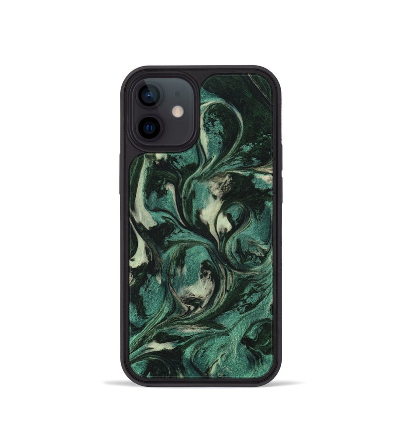 iPhone 12 mini ResinArt Phone Case - Bethzy (Green, 747180)