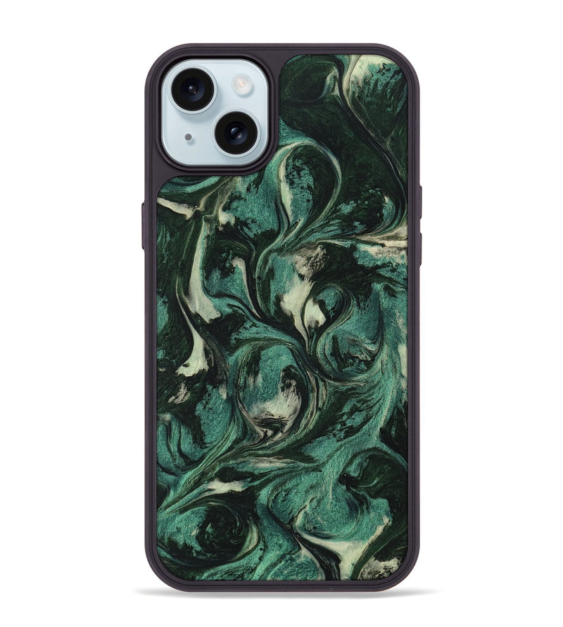 iPhone 15 Plus ResinArt Phone Case - Bethzy (Green, 747180)