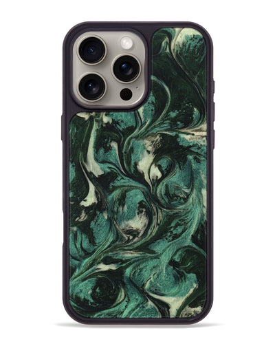 iPhone 16 Pro Max ResinArt Phone Case - Bethzy (Green, 747180)