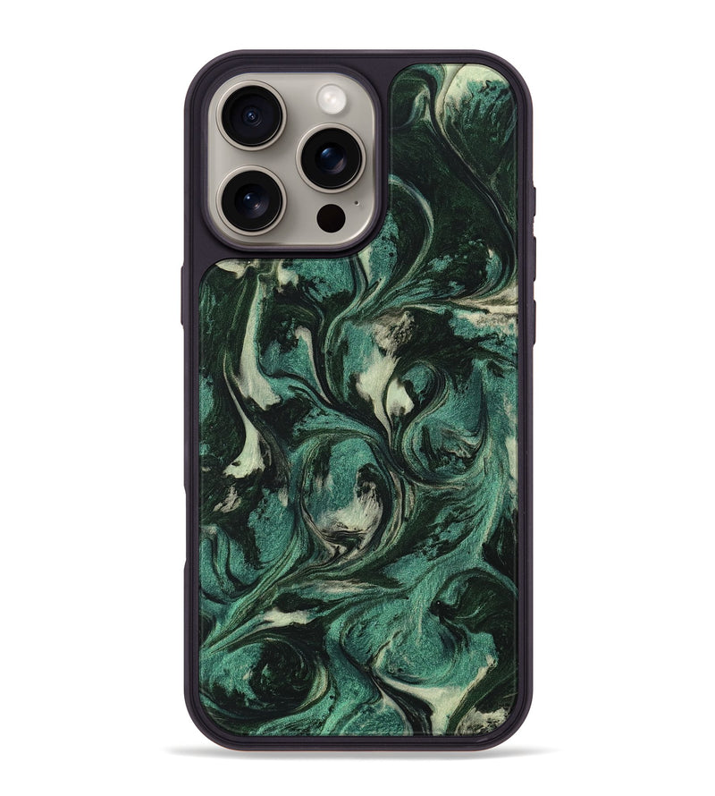 iPhone 16 Pro Max ResinArt Phone Case - Bethzy (Green, 747180)