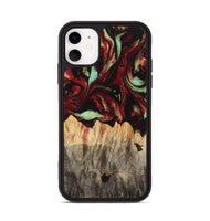 iPhone 11 Wood Phone Case - Junious (Red, 747182)