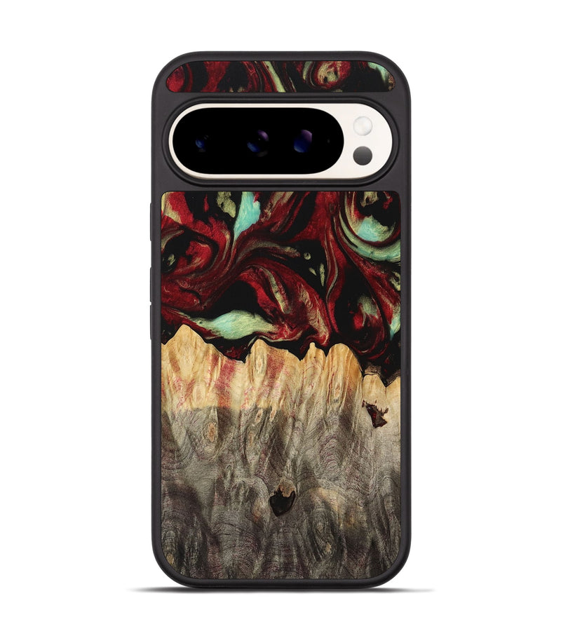 Pixel 9 Pro Wood Phone Case - Junious (Red, 747182)