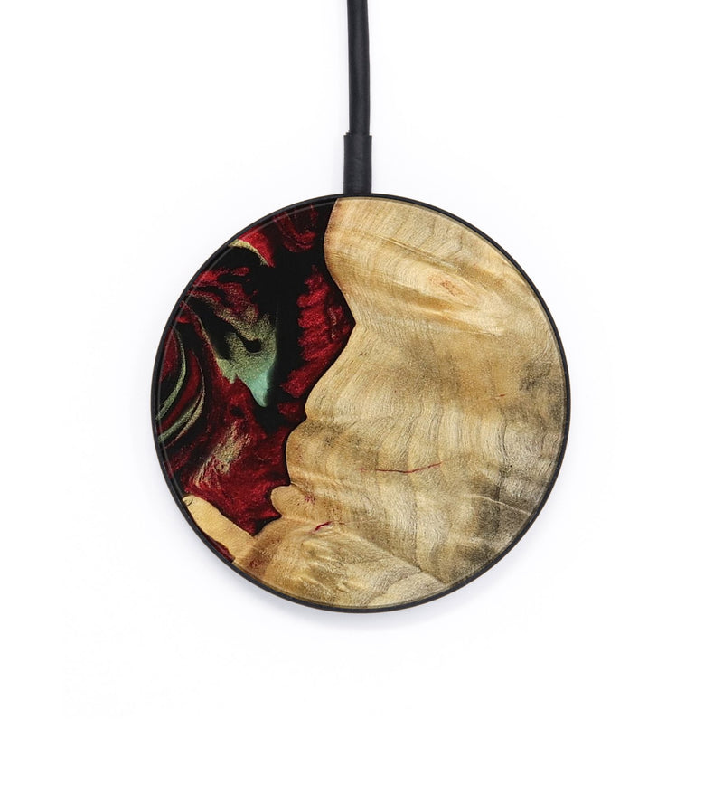 Circle Wood Wireless Charger - Lyda (Red, 747183)